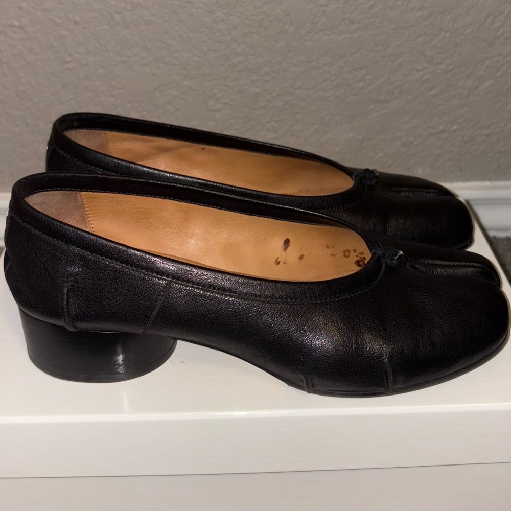 Maison Margiela Black Tabi New Ballerina Heels - Picture 3 of 12